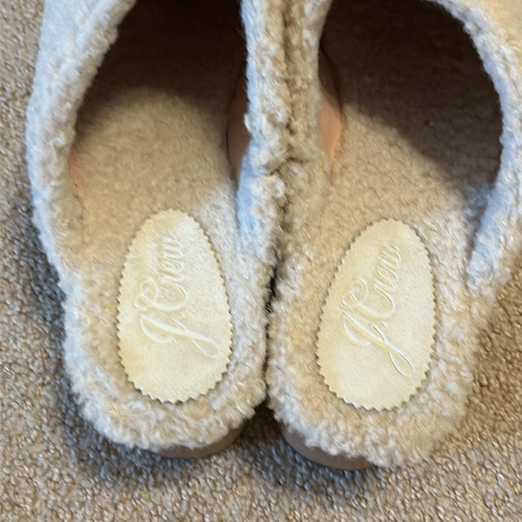 J.Crew Shearling Sherpa Clogs, size 10.5 - Picture 2 of 4